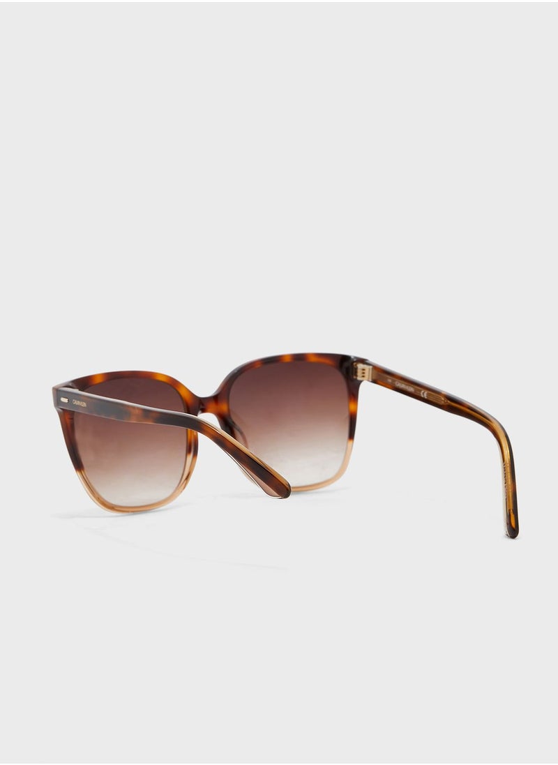 CALVIN KLEIN - Rectangular Sunglasses - Image 1