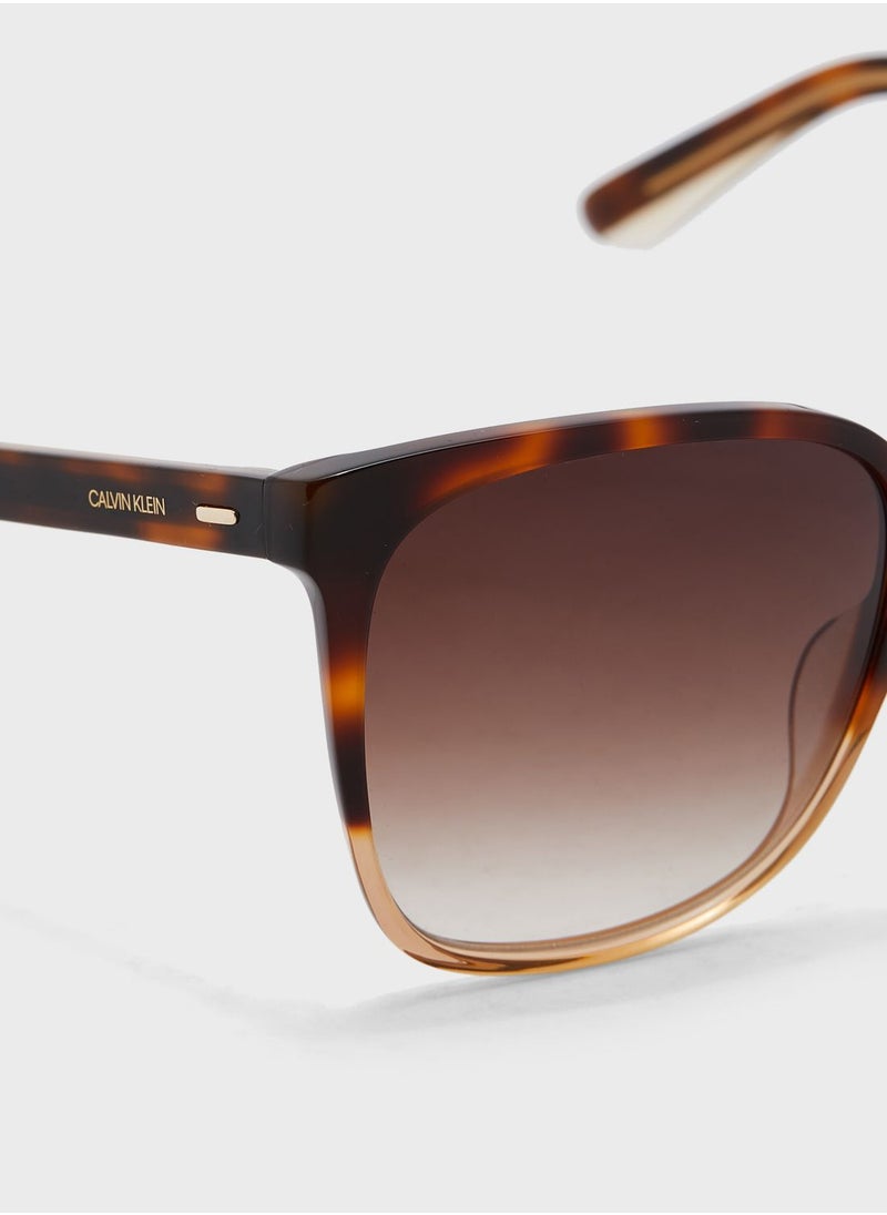 CALVIN KLEIN - Rectangular Sunglasses - Image 1