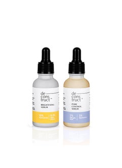 Deconstruct Oil Control Combo | 10% Niacinamide & 0.3% Alpha Arbutin And 2% Salicylic Acid & 3% Niacinamide | For All Skin Types | 30Ml Each | Pack Of 2  - Image 1