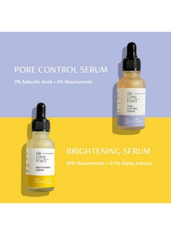 Deconstruct Oil Control Combo | 10% Niacinamide & 0.3% Alpha Arbutin And 2% Salicylic Acid & 3% Niacinamide | For All Skin Types | 30Ml Each | Pack Of 2  - Image 2