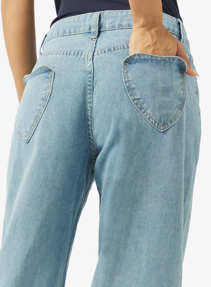 Ginger High Rise Straight Fit Jeans - Image 5