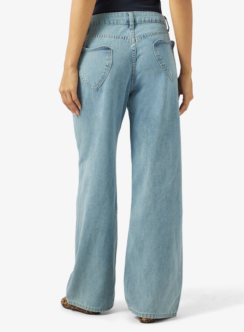 Ginger High Rise Straight Fit Jeans - Image 3