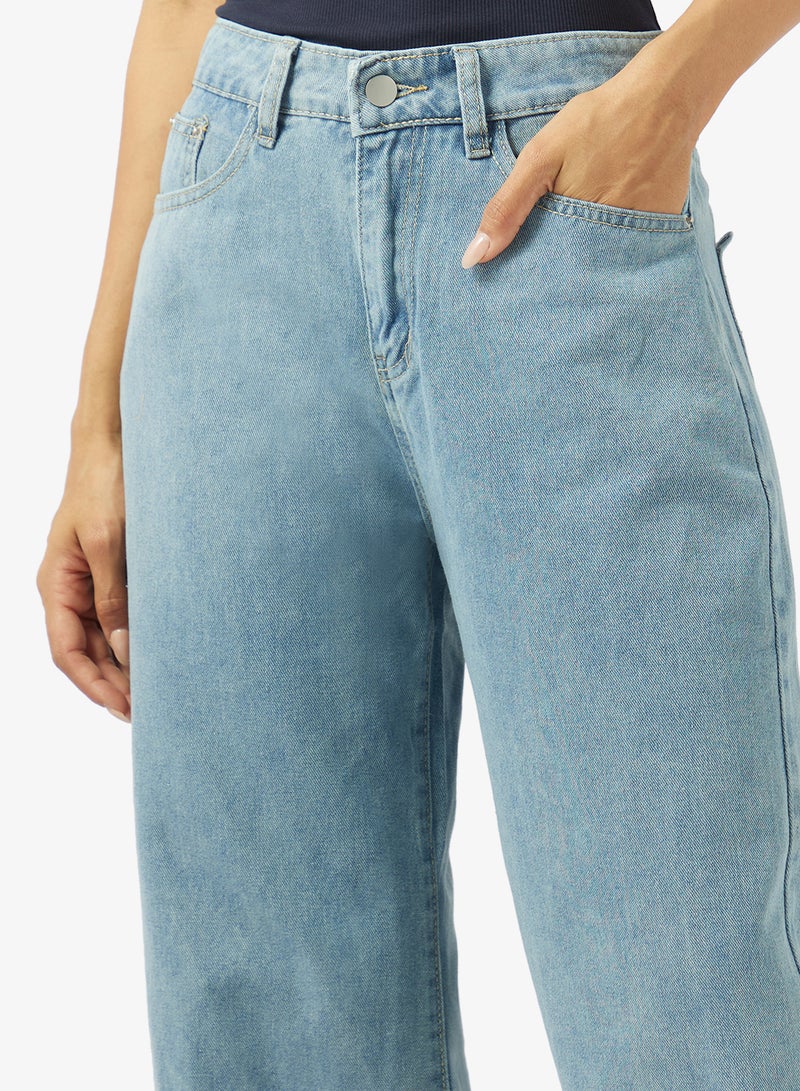 Ginger High Rise Straight Fit Jeans - Image 4
