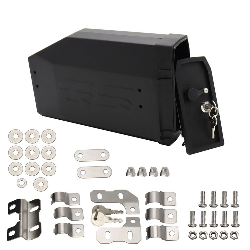 Motorcycle Tool Box Left Side Bracket Box with PP Replacement for BMW R1200GS LC & Adventure 20008-2018,R1250GS 2019+,Benelli TRK502 2016-2019 - Image 2