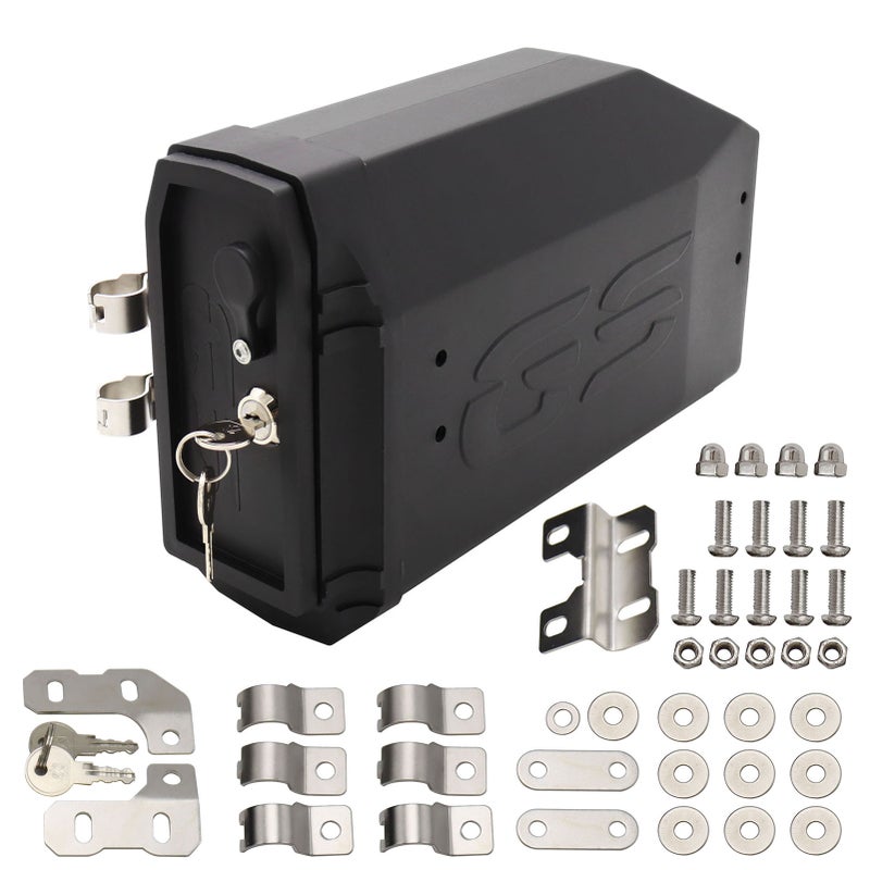 Motorcycle Tool Box Left Side Bracket Box with PP Replacement for BMW R1200GS LC & Adventure 20008-2018,R1250GS 2019+,Benelli TRK502 2016-2019 - Image 1