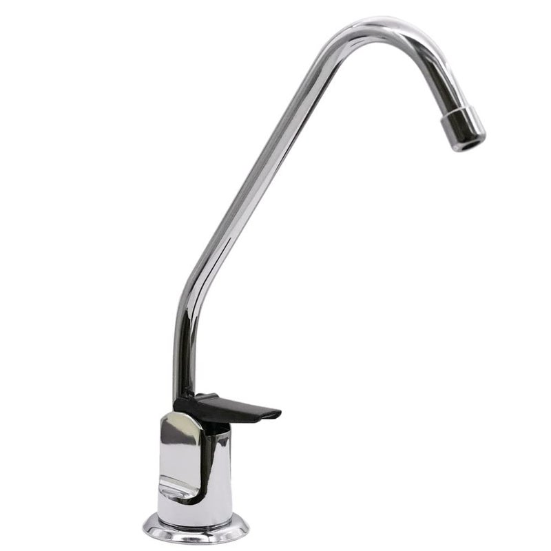 Westbrass Westbrass D2031-NL-26 8"" Touch-Flo Style Pure Cold Water Dispenser Faucet  Polished Chrome - Image 1