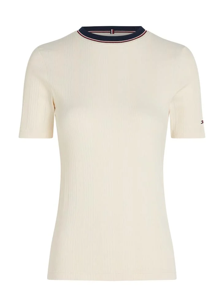 تومي هيلفيغر Crew Neck Graphic T-Shirt