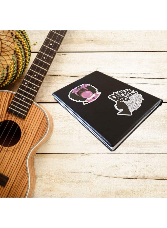 Kiddale 50 Pcs Melanin Stickers Black Girl Graffiti Stickersmusic Singer Decal Waterproof Vinyl Decals For Laptop Skateboard Water Bottles Luggage Scrapbooking - Image 5