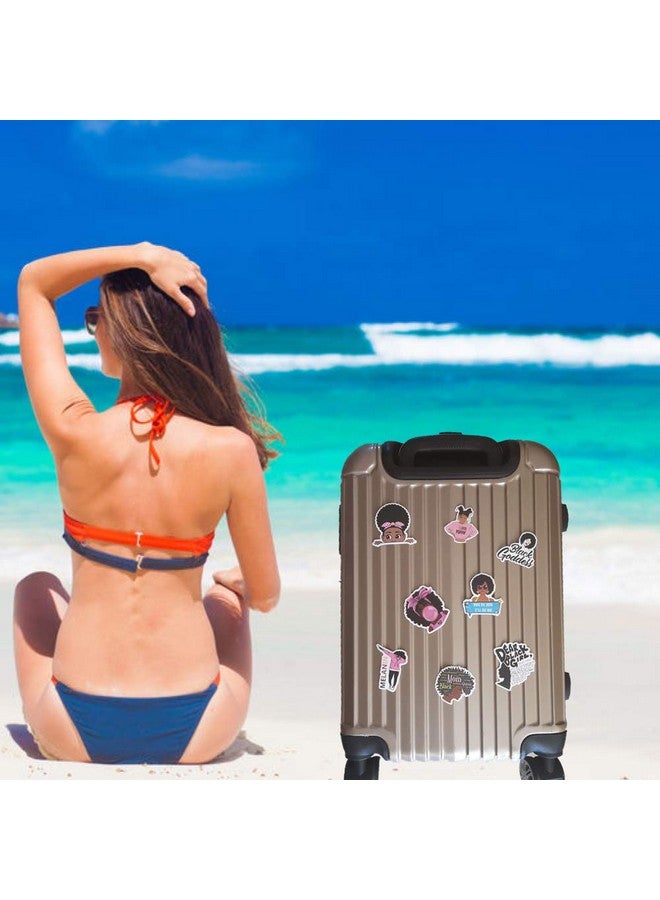 Kiddale 50 Pcs Melanin Stickers Black Girl Graffiti Stickersmusic Singer Decal Waterproof Vinyl Decals For Laptop Skateboard Water Bottles Luggage Scrapbooking - Image 3