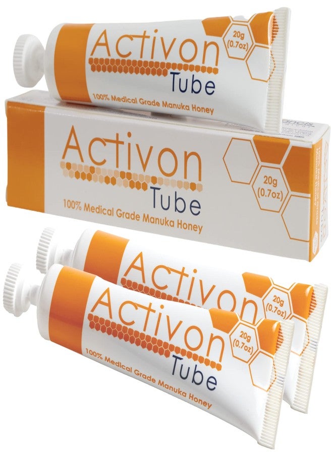 Activon Medical Grade 100% Manuka Honey Gel Tube Natural Healing of Wounds 3 Pack - Image 1