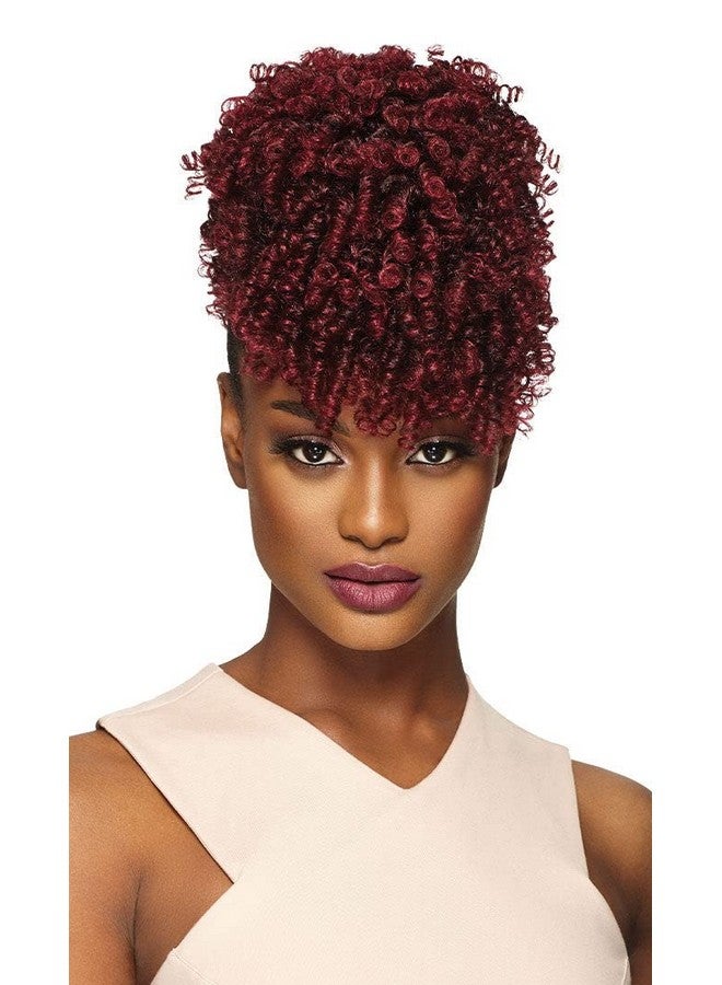 Outre Synthetic Hair Timeless Pineapple Ponytail Hottie (1B Off Black) - Image 4