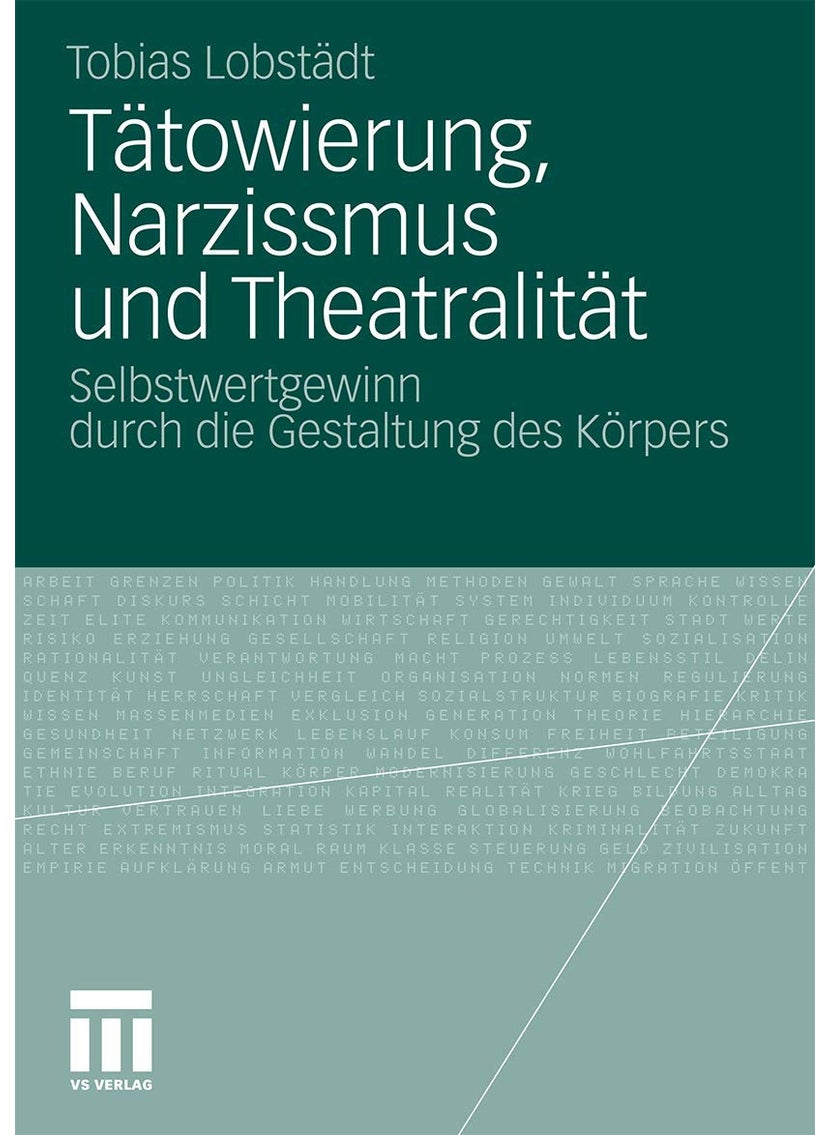 Tatowierung, Narzissmus Und Theatralitat: Selbstwertgewinn Durch Die Gestaltung Des Korpers 