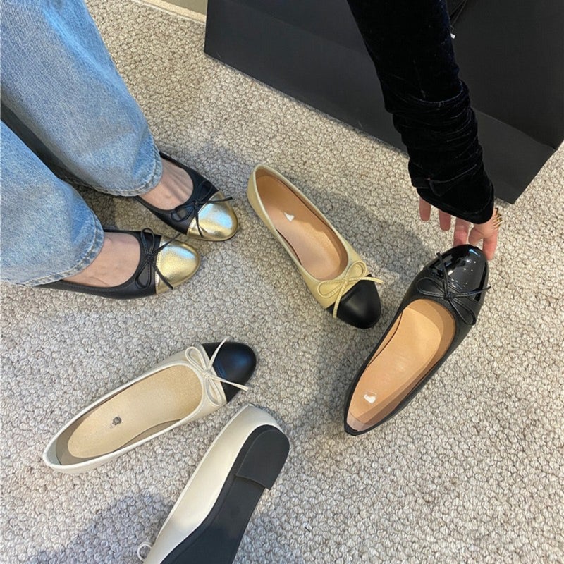 حذاء منفرد رباط بالطابع الوحيد الصلب الناعم الفم الخفيف الطرف المحدد المقابل للون (لون الخوخ) مقاس 36 - Image 5