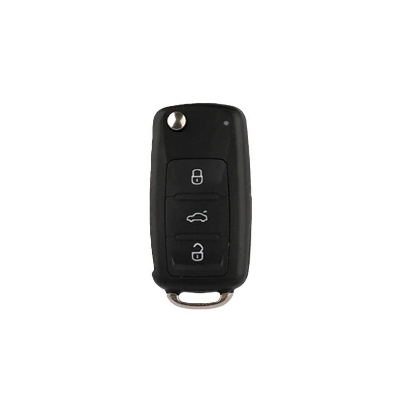 Red Leather Car Key Case Cover Compatible for Multiple Volkswagen Models - Image 3