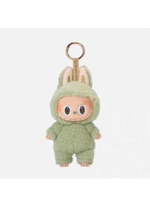 Labubu Sit Party Plush Blind Box Trendy Play Heart Macaron Cute Doll Doll Keychain Batch-Color:Generation [qingti Guoguo]