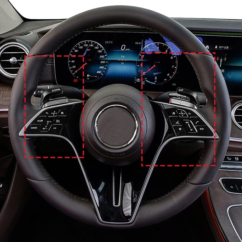 Silver Aluminum Steering Wheel Paddle Shifter Extension Covers Sporty Interior Accessories - Image 4