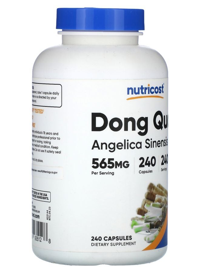 Nutricost Dong Quai 565 mg 240 Capsules  - Image 2
