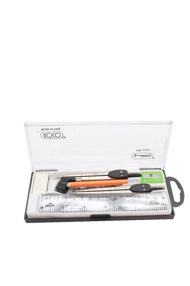 روكو مجموعة هندسة من ٣٠٠ قطعة ٩ قطع بلاستيكية/فولاذية - Image 1