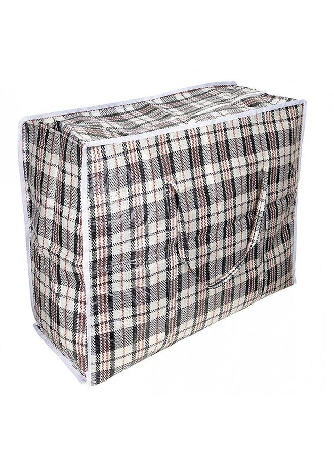 4-Piece Zippered Laundry Bag Set Multicolour 70x60x30cm - Image 2