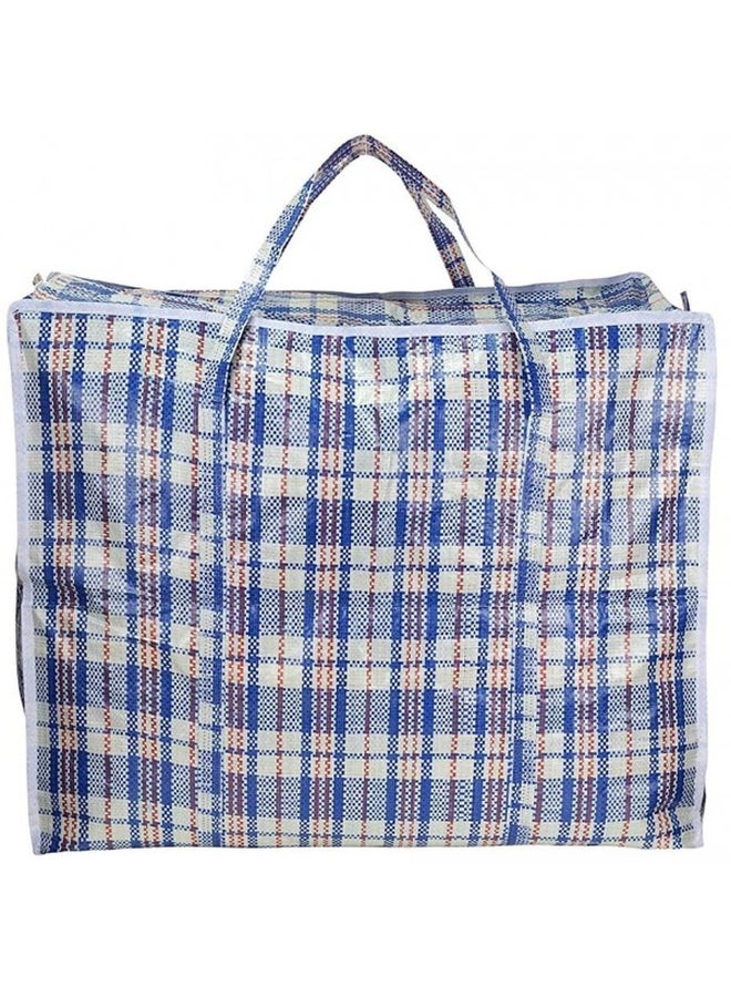 4-Piece Zippered Laundry Bag Set Multicolour 70x60x30cm - Image 3