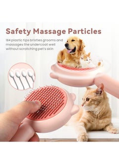 Meetion Cat Dog Brush, Cat Grooming Brush for Short Long Hair, Cute Brush for Removing Dead and Excess Hair, Will Not Scratch On Cat Dog  - Image 5