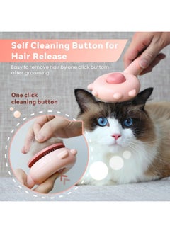 Meetion Cat Dog Brush, Cat Grooming Brush for Short Long Hair, Cute Brush for Removing Dead and Excess Hair, Will Not Scratch On Cat Dog  - Image 2