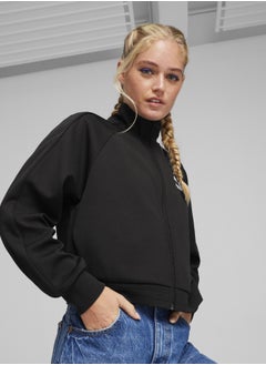 PUMA T7 Womens Black Track Jacket  - Image 1