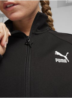 PUMA T7 Womens Black Track Jacket  - Image 2