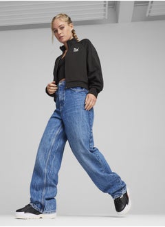 PUMA T7 Womens Black Track Jacket  - Image 3