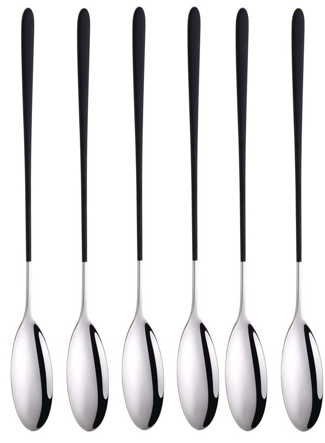HomeAra Stainless Steel Soup Spoon Set - Elegant Cutlery Set for Soup, Dinner, and Kitchen - Premium Flatware Tableware for Home Dining - Image 1