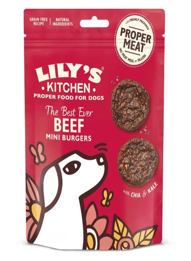 Lily's Kitchen LILYS KITCHEN Mini Beef Burgers For Dogs, 70 GR - Image 1