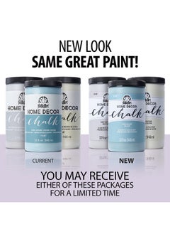 FolkArt Home Decor Chalk Furniture & Craft Paint In Assorted Colors 32 Ounce Rich Black  - Image 2