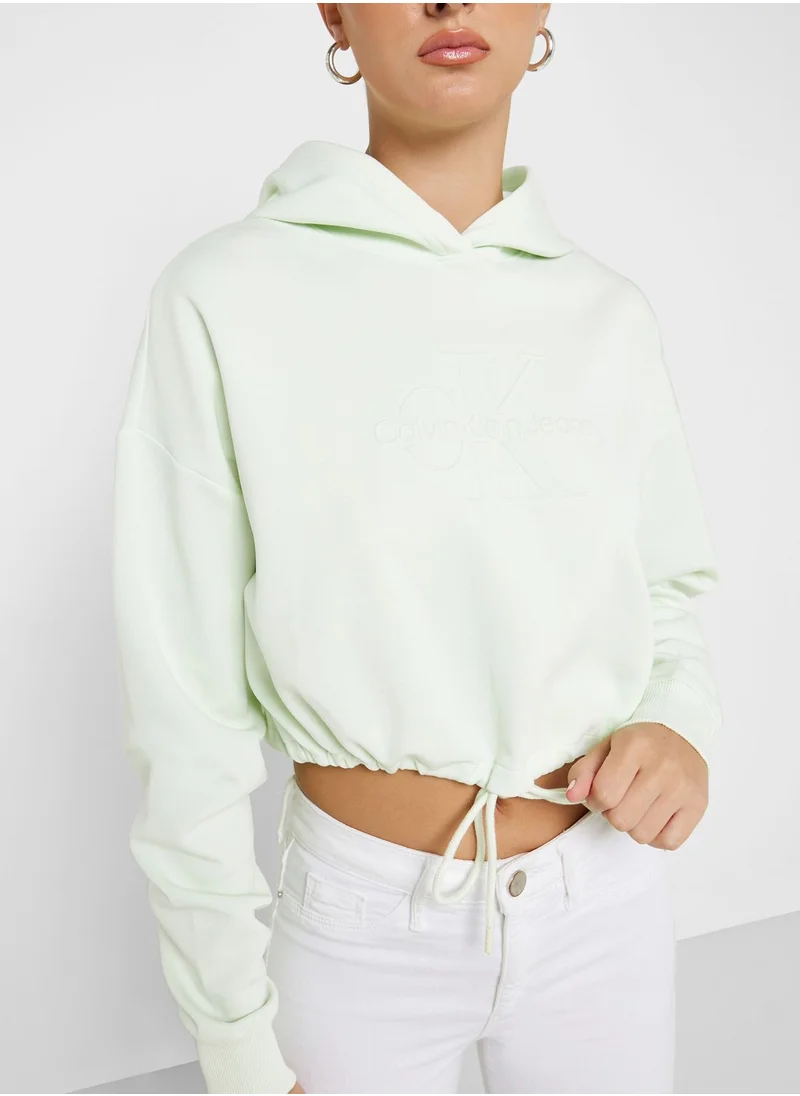 Calvin Klein Jeans Logo Knitted Hoodie