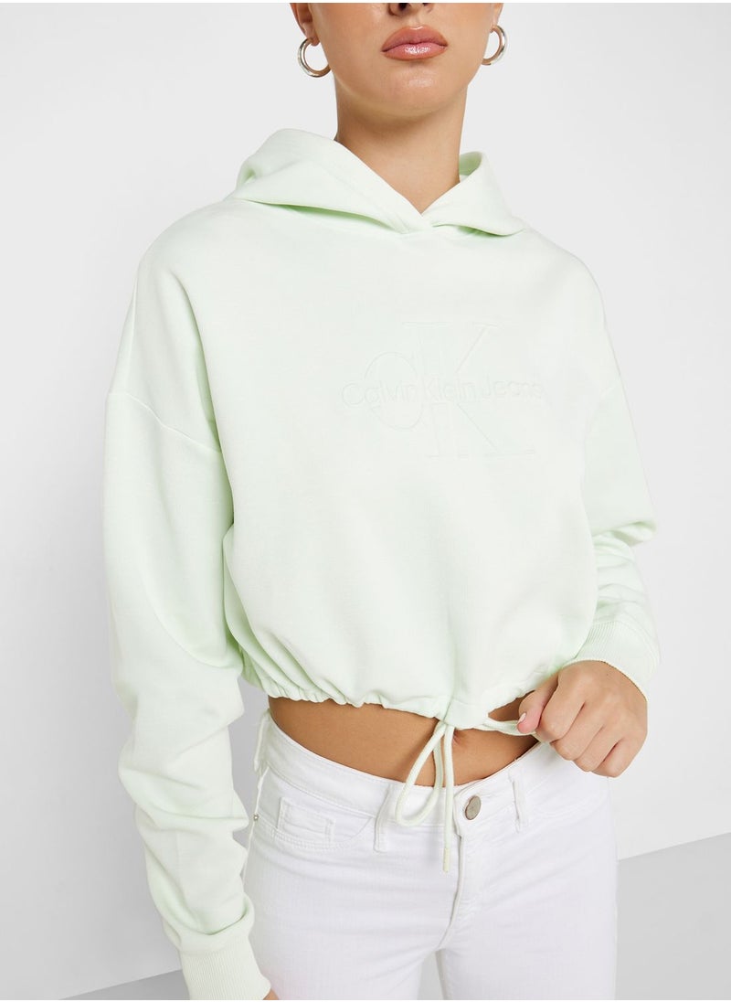 Calvin Klein Jeans Logo Knitted Hoodie  - Image 3
