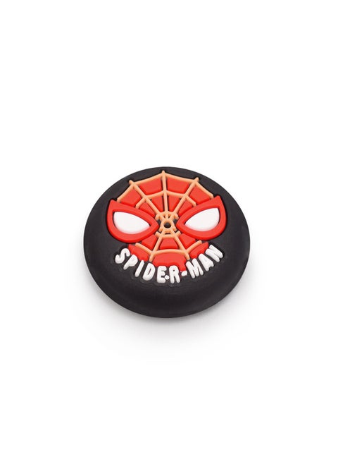 Skin-friendly Hand Feeling PS4/PS5 Handle Rocker Cap PS5 Silicone Cap PS5 Cartoon Button Cap Silicone Protective Cap-Product Color:GP5-4-055 Black Background Red Mirror Spider-Man