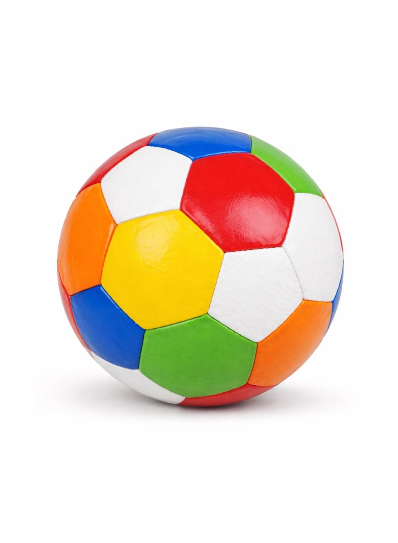 طلال كرة قدم للأطفال مقاس 3 – كرة قدم ملونة للأطفال من سن 3–6 سنوات، كرة تدريب خفيفة الوزن من مادة البولي فينيل كلوريد الناعمة للعب في الأماكن المغلقة والمفتوحة، كرة قدم صغيرة بخياطة متينة للأولاد والبنات - Image 1