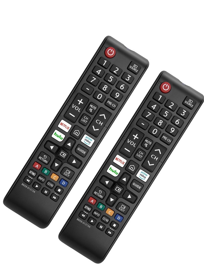 ELTRAZONE "Universal Replacement Remote Control BN59-01315A for Samsung Smart TV – Compatible with LED, 4K, LCD, HDTV, 3D TV Series (2 Pack)" - Image 3
