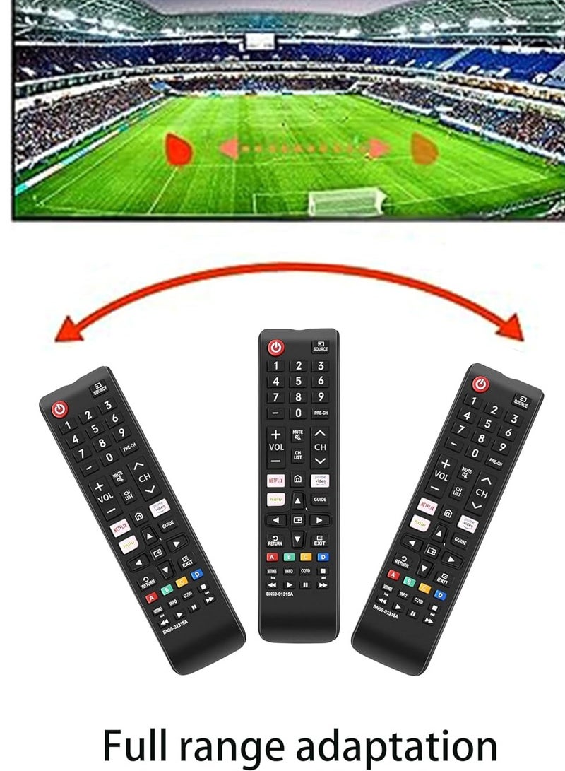 ELTRAZONE "Universal Replacement Remote Control BN59-01315A for Samsung Smart TV – Compatible with LED, 4K, LCD, HDTV, 3D TV Series (2 Pack)" - Image 5