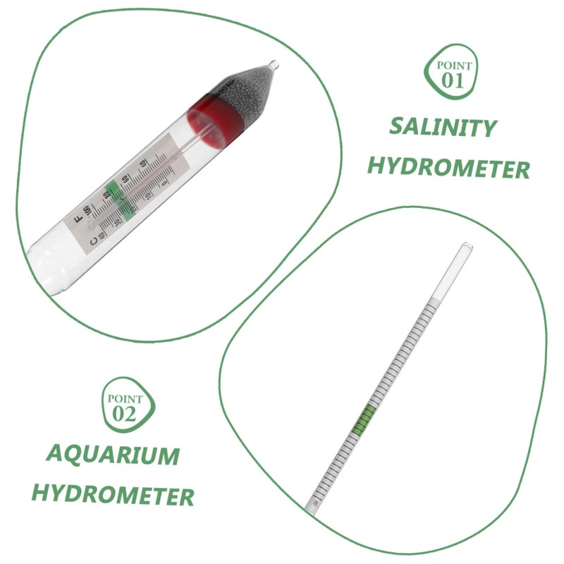 Cabilock Aquarium Salinometer Hydrometer Compact Design for Accurate Salt Level Measurement in Fish Tanks - Image 4