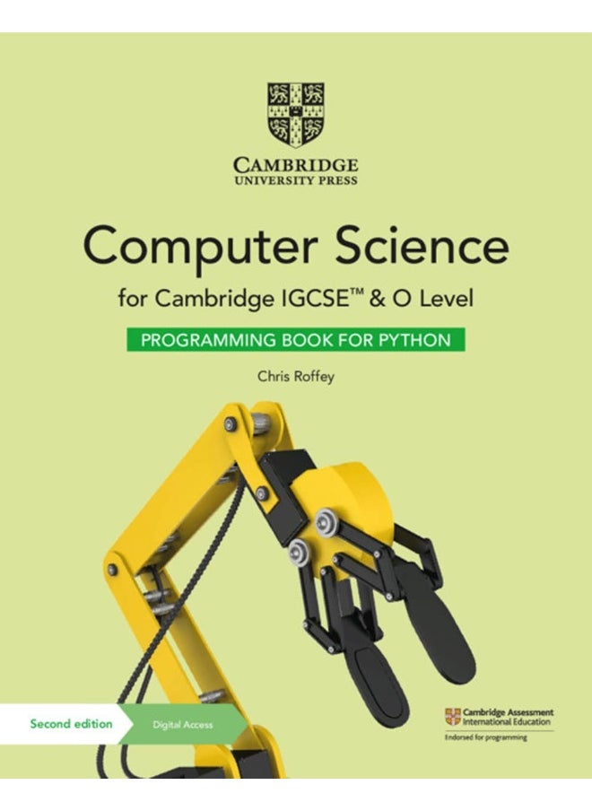 Cambridge University Press IGCSE™ and O Level Computer Science Programming Book for Python with Digital Access (2 Years) 