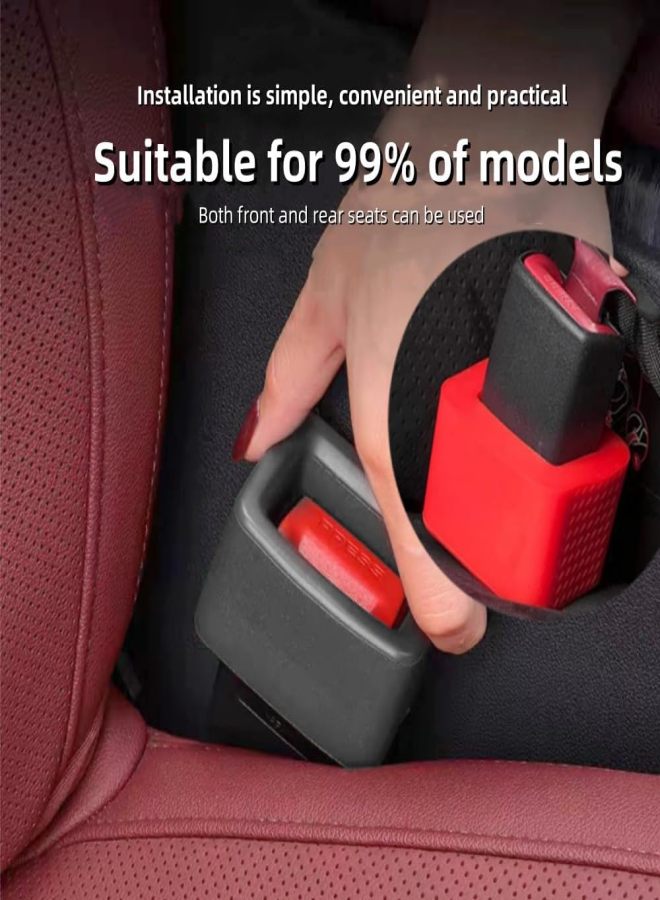 2-Pack silicone seat belt buckle holder - Image 3
