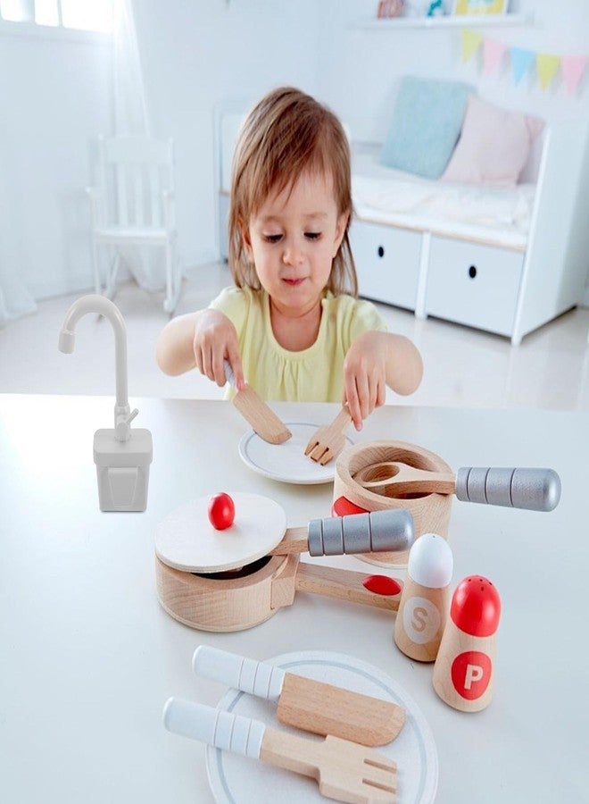 ERINGOGO 2Pcs Kitchen Sink Faucet Kids Toy Replacement for Pretend Play Sinks with Running Water Faucet Toy Dishwasher Toys Play Kitchen Accessories Grey - Image 5