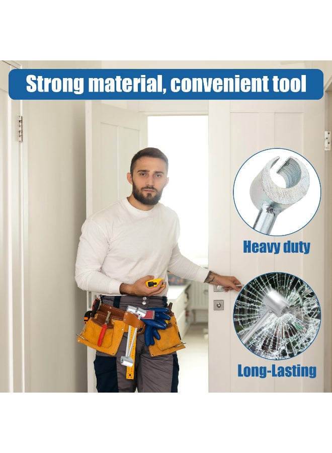 HI-FINE 2pcs Hinges Gap Adjusting Wrench, 0.55-0.98in Door Hinge Repair Tool Door Hinge Adjustment Hinge Bender Hinge Wrench for Commercial Standard Gauge Heavy Duty Door Fire Clean Room Security Door - Image 4