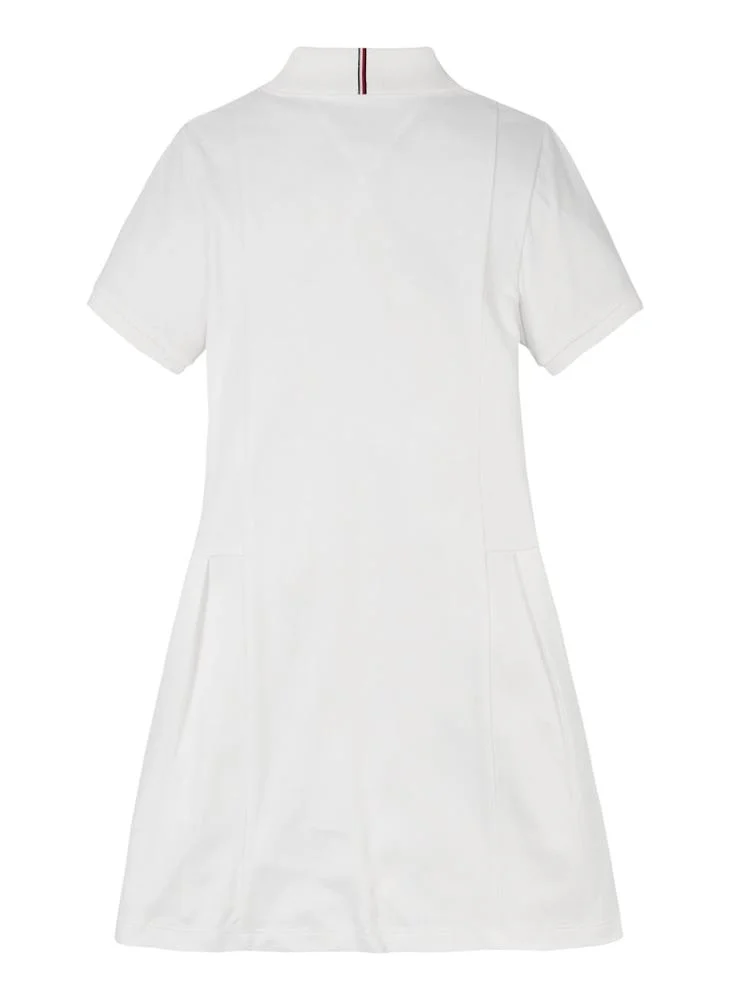 TOMMY HILFIGER White Polo Dress