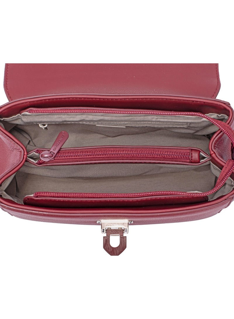 David Jones formal Clutch Bag for women- The new luxury hex bag with flap- Leather formal Handbag for every occassions- Hand-carried purse model cm7125-2 - Image 5