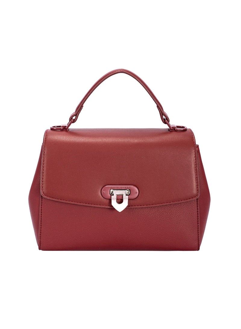 David Jones formal Clutch Bag for women- The new luxury hex bag with flap- Leather formal Handbag for every occassions- Hand-carried purse model cm7125-2 - Image 1