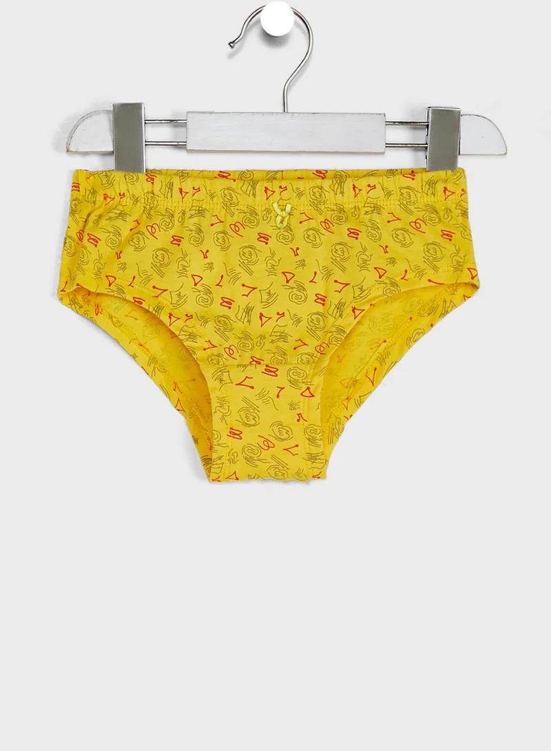 Pinata Girls 3 pack printed Hipsters