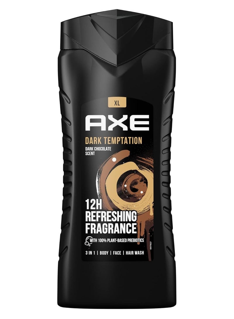 غسول الجسم آكس دارك تمبتايشن 400 مل​