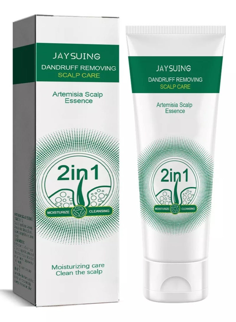 Jaysuing Scalp Shampoo, Anti-Dandruff Treatment, Anti-Itch, Oil Control, Smoothing, Moisturizing, Repairs Frizzy and Damaged Hair - Image 1