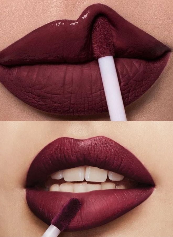 Milani Amore Matte Lip Crème, Shade Magnificient-42, 6g - Long-Lasting, Full Coverage Matte Liquid Lipstick - Image 3